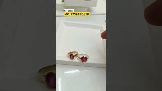 beautiful Natural Mozambique ruby rings💍 ✨