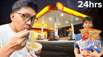 Eating Only Pinoy Gas Station Food For 24 Hours