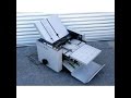 [中古]卓上紙折り機PF-38 B3・A3サイズ対応 ホリゾン(Horizon)製 動作確認動画20037