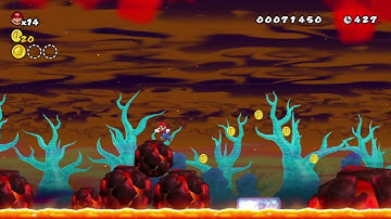 NSMBW Custom Level | Freezeflame Graveyard