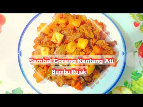 Resep Sambal goreng Kentang Ati||Bumbu Rujak