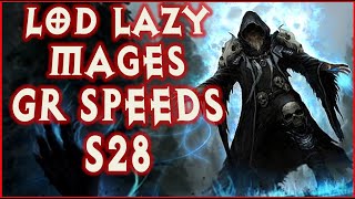 Diablo 3 S28 LoD Necromancer Lazy Vortex Mages GR Speeds Build 2.7.5