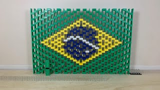 (NEW) South American Flags in 19,000 Dominoes