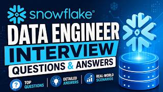 Snowflake Data Engineer Interview Questions & Answers