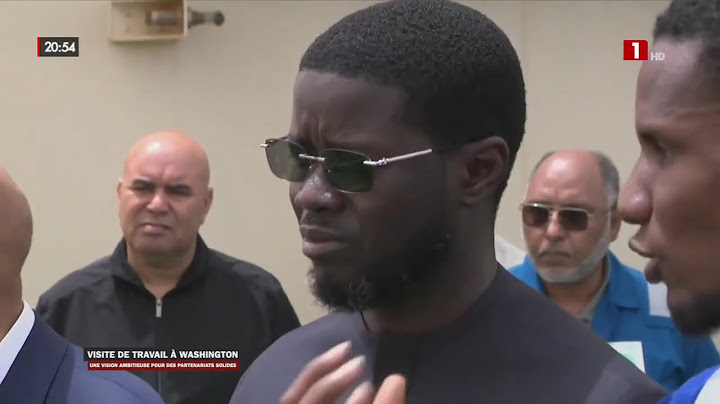 SPÉCIAL : VISITE DU PRÉSIDENT BASSIROU DIOMAYE FAYE AUX ÉTATS UNIS – VENDREDI 11 JUILLET 2025