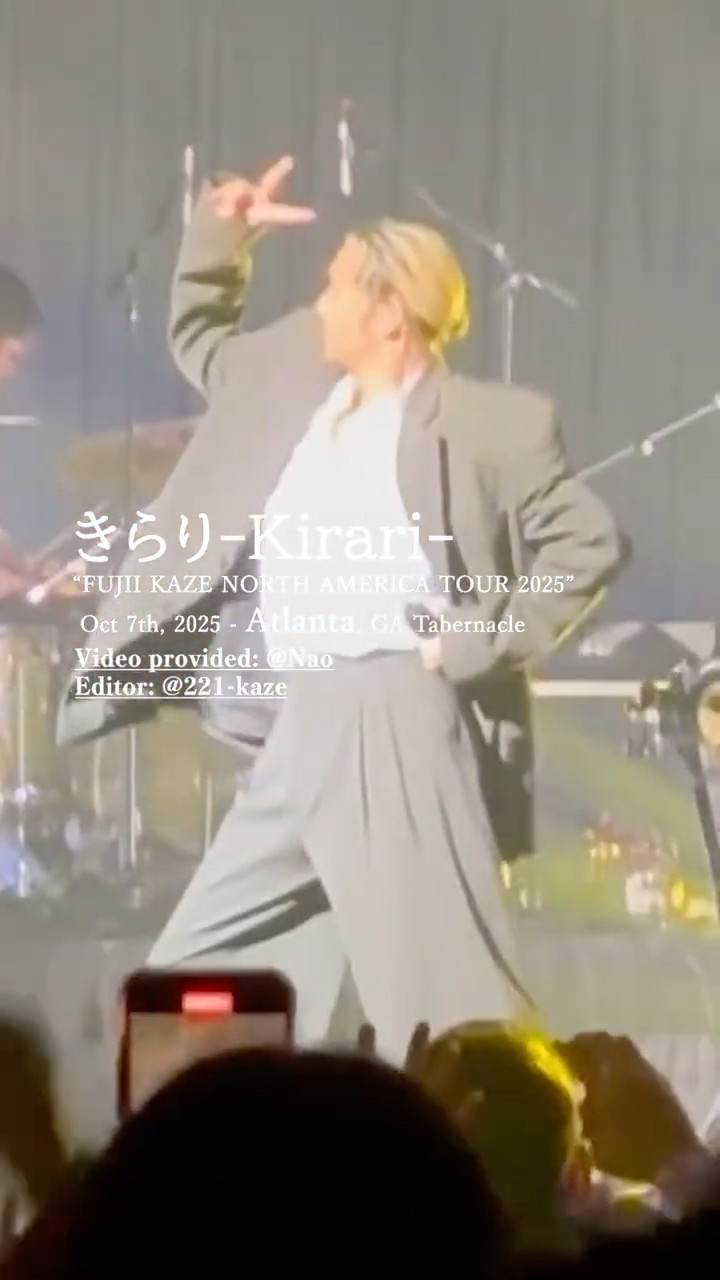 Fujii Kaze | Kirari_Atlanta 