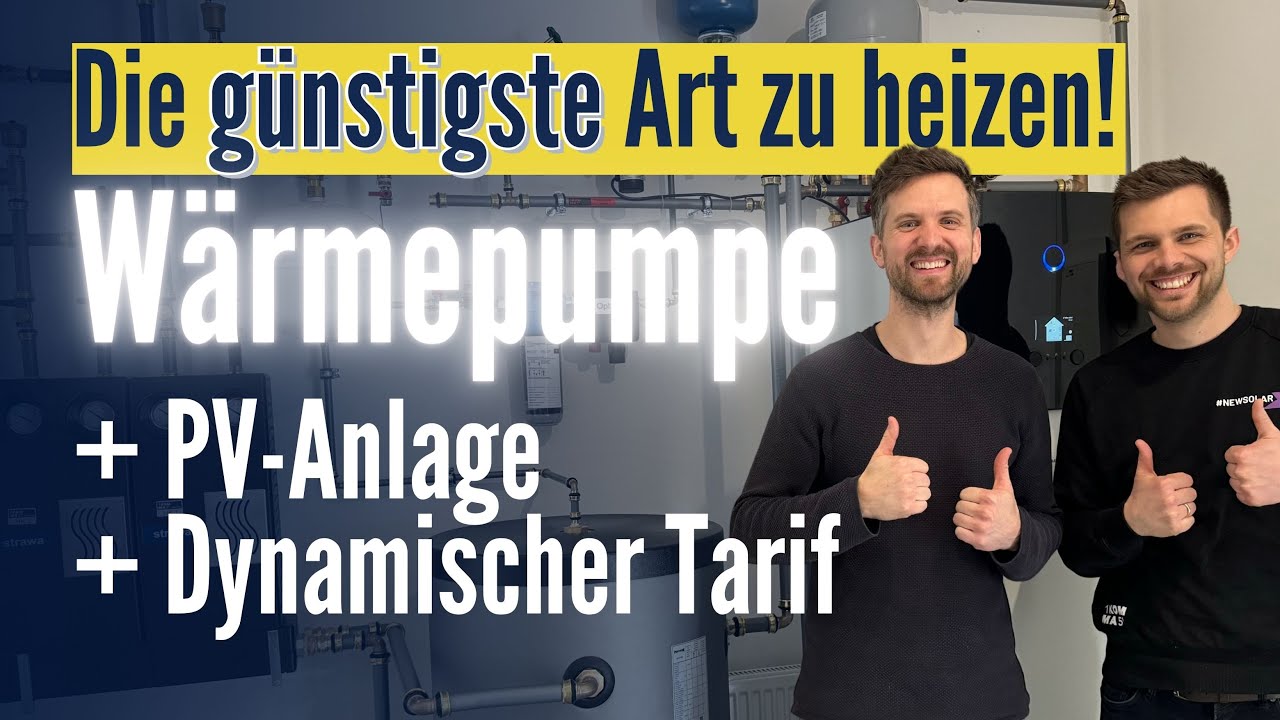 So heizt du günstig: Wärmepumpe mit Photovoltaik und Dynamischen Tarifen! Auch im Altbau! – auf YouTube ansehen