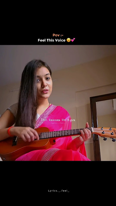 Feel This Voice 😩💕 | Main Yahaan Hoon | Srk | Full Screen Status | Lyricsfeel | #shorts