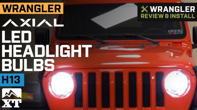 Jeep Wrangler HEADLIGHT BULB Replacement 06-2019 - YouTube