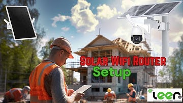 Solar Wifi Router Setup Video - Leer Solar Cameras