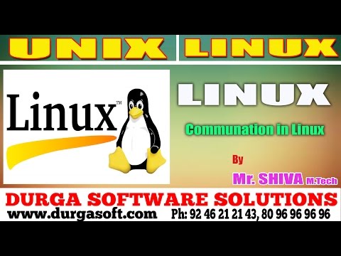 Linux/ Unix Tutorial || Communation In Linux By Shiva