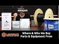 Where & Who We Buy Parts, Cable & Equipment