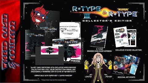 Retro-Bit R-Type Ultimate Collector Edition Unboxing Review | 2 Games 1 Price