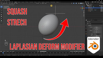 Blender 4.5 Laplacian Deform Modifier Explained, Part 35 Tutorial