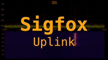 Sigfox uplink RF spectrum waterfall