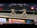 Final - Y12 Men's Foil- (Chen v Zhou) - March NAC - Cleveland, OH - 2025