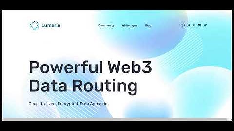 FUTURE COIN: WEB 3: Decentralized Data routing Protocol Lumerin (LMR)
