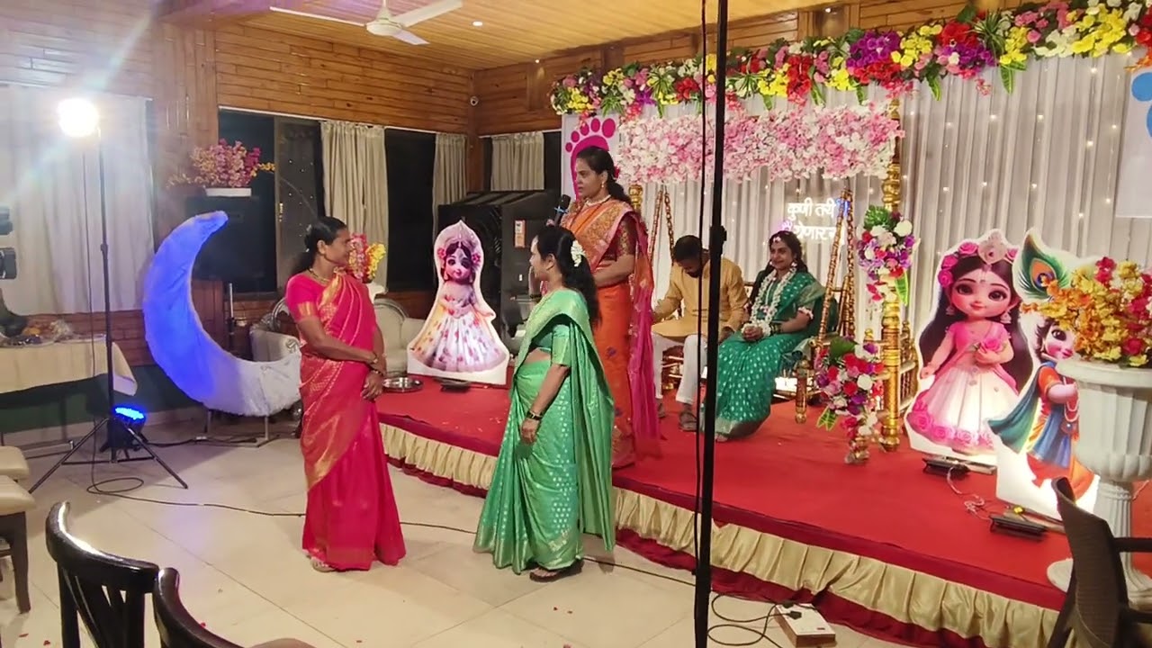 Baby shower program anchor Vidya Jitendra Joshi Chinchwad Pune 7875429795