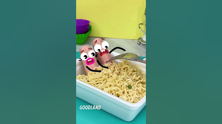Sausages ATTACK Noodles in Epic Food Fight! 😂 #doodles #animation #cartoon
