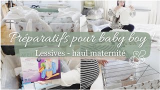 PRÉPARATION À L'ARRIVÉE DE BÉBÉ | LESSIVES  • HAUL ACCESSOIRES DE PUÉRICULTURE ET MATERNITÉ 🧸🩵