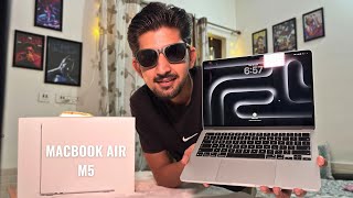 Finally Bought My Dream Laptop | MacBook Air M5 (Silver) Unboxing 🤍
