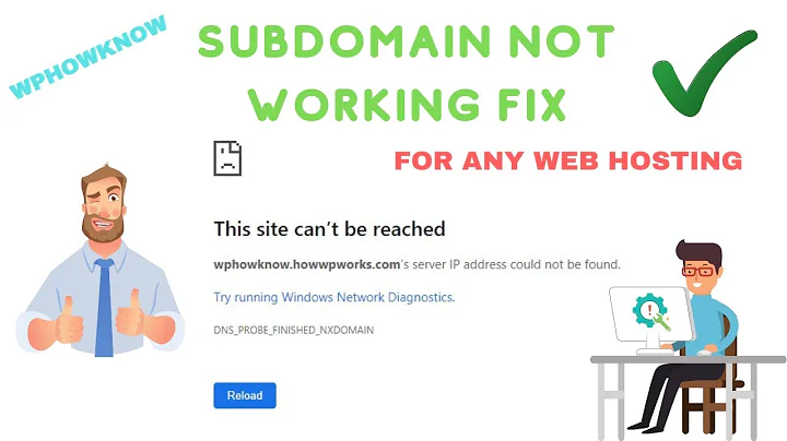 Subdomain not working | server ip address could not be found - Godaddy