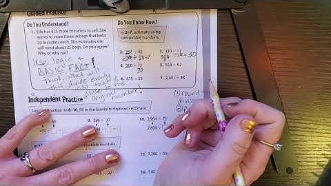 Envision Topic 5 Lesson 2 Estimate Quotients w/ 2-Digit Divisors