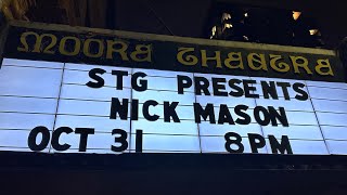 Nick Mason’s Saucerful Of Secrets live on Halloween at the Moore Theatre 10/31/2022 Seattle WA