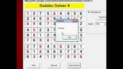 Sudoku4 With Automatic Sudoku Solver 9X9
