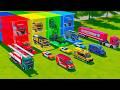 ALL POLICE AND EMERGENCY VEHICLES, EXCAVATOR , FIRE ENGINE, TIPPER TRUCK TRANSPORT TO GARAGE - FS22