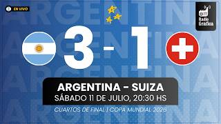 🇦🇷 ARGENTINA 3 vs 🇨🇭 SUIZA 1 | Copa Mundial 2026. Cuartos de final | Partido completo