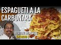 Spaghetti Alla Carbonara (Espagueti a la carbonara) la receta original