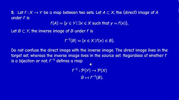 M2201 - Metric Topology - Chapter 0 - Preliminaries