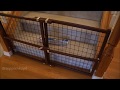 Evenflo Now and Furever Wire Pet Gate - Works well on stair banister Evenflo Now and Furever Wire Pet Gate - Works well on stair banister