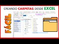 CREA CARPETAS MASIVAS desde EXCEL  fácil! 😮