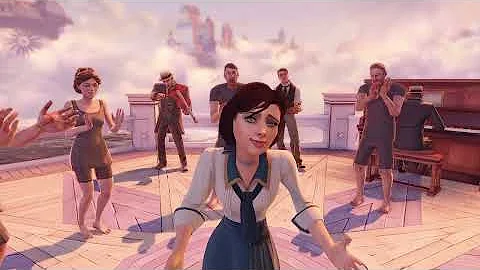 Bioshock Infinite Beach Screen with Elizabeth