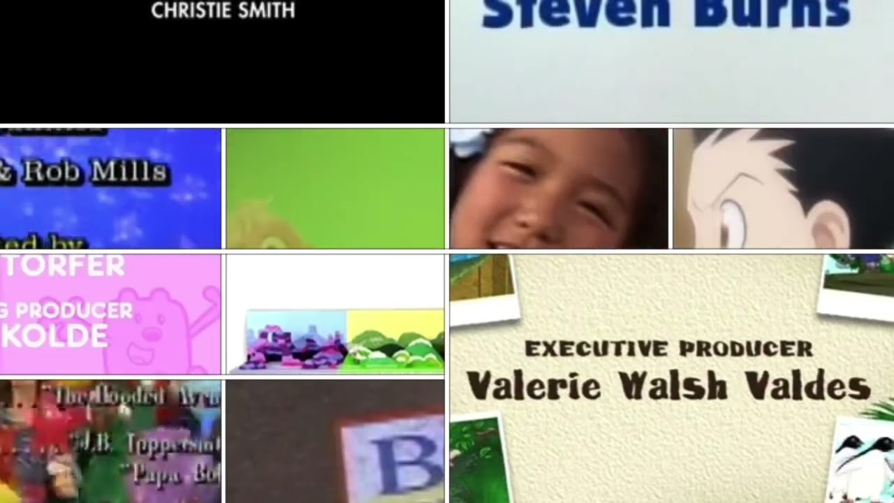 BCC, Blue’s Clues, BMW, DTM, GDG, HXH, MFS, SB, SS, WAS, WWW, Yo Gabba Gabba Credits Remix