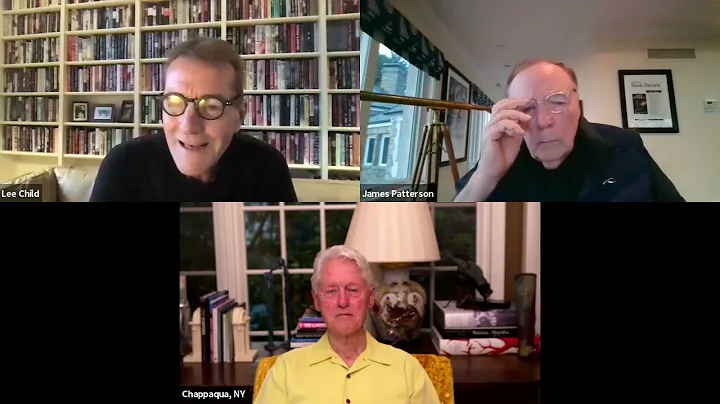 President Bill Clinton and James Patterson in conv...
