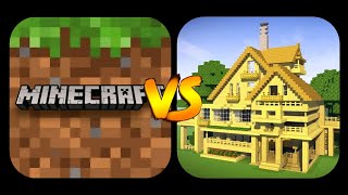 Minecraft PE VS Block Rain Sword Crazy (Game Comparison)