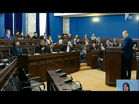 ემზარ კვიციანის ინიცირებული კანონპროექტის განხილვა