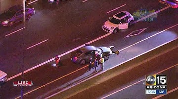 Seven car crash at Loop 101 and Southern