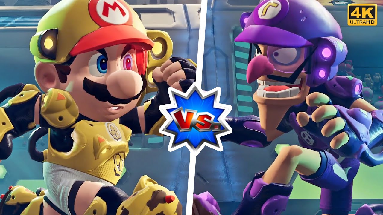 Mario Vs. Waluigi - Mario Strikers: Battle League