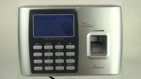 Anviz A300 Video Demo: Registration