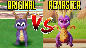 Spyro Reignited Trilogy - Gameplay Comparison (Remake vs Original)