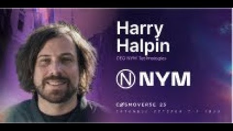 Launching the Nyx Cosmos Blockchain - by Harry Halpin CEO Nym Technologies