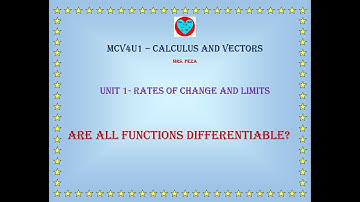 Differentiability of a Function