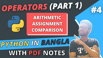 #4 Python Bangla Tutorial | Operators in Python