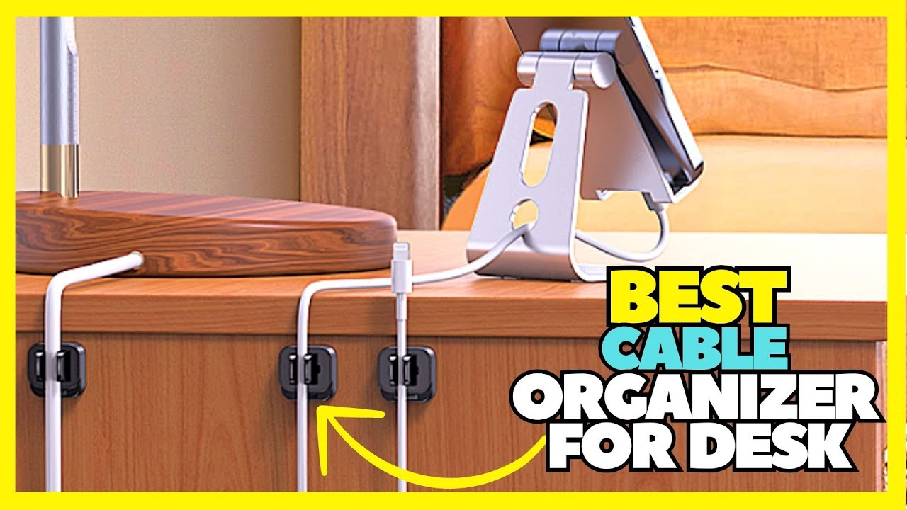 Top 5 Best Cable Organizer For Desk Amazon 2024 Cord Management Desk YouTube