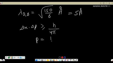 What would be the minimum uncertainty in de - Broglie wavelength of a moving electron accelerated b…