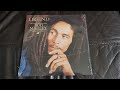 vinyl Unboxing Bob Marley And The Wailers  Legend the Best of